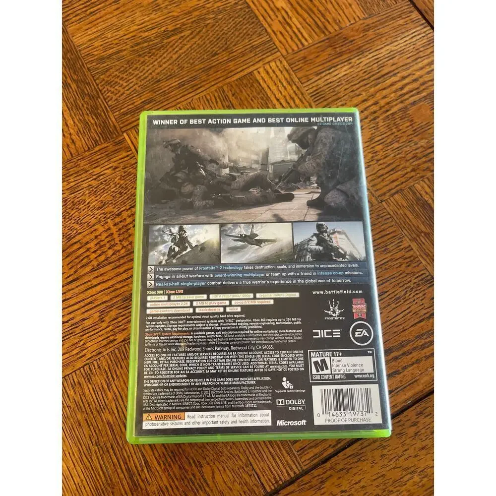 Xbox 360 BATTLEFIELD 3